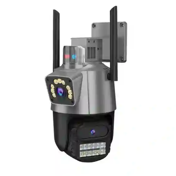 JT-9687PRO Dual Lens Outdoor WiFi Security Camera with Multiple Features