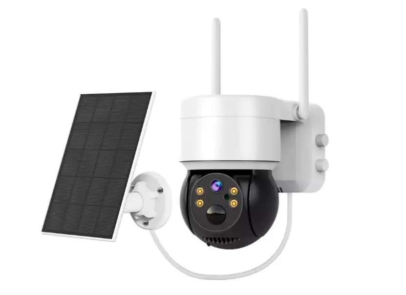 Jortan Solar - Powered Outdoor Security WiFi Camera with Night Vision
