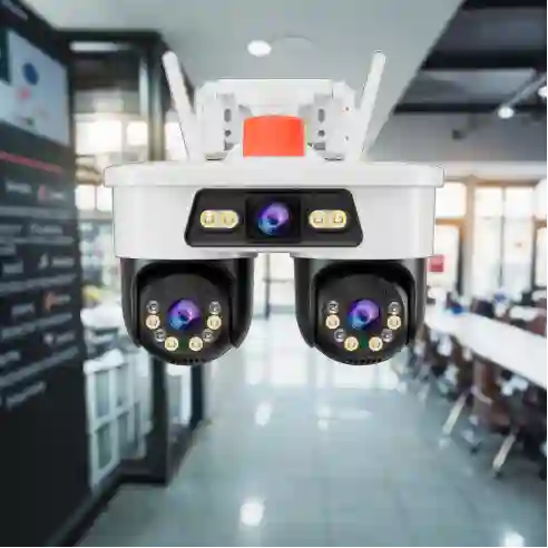 Multi - Lens WiFi Security Camera for Indoor Monitoring