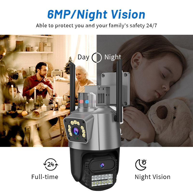 6MP Security Camera with Night Vision