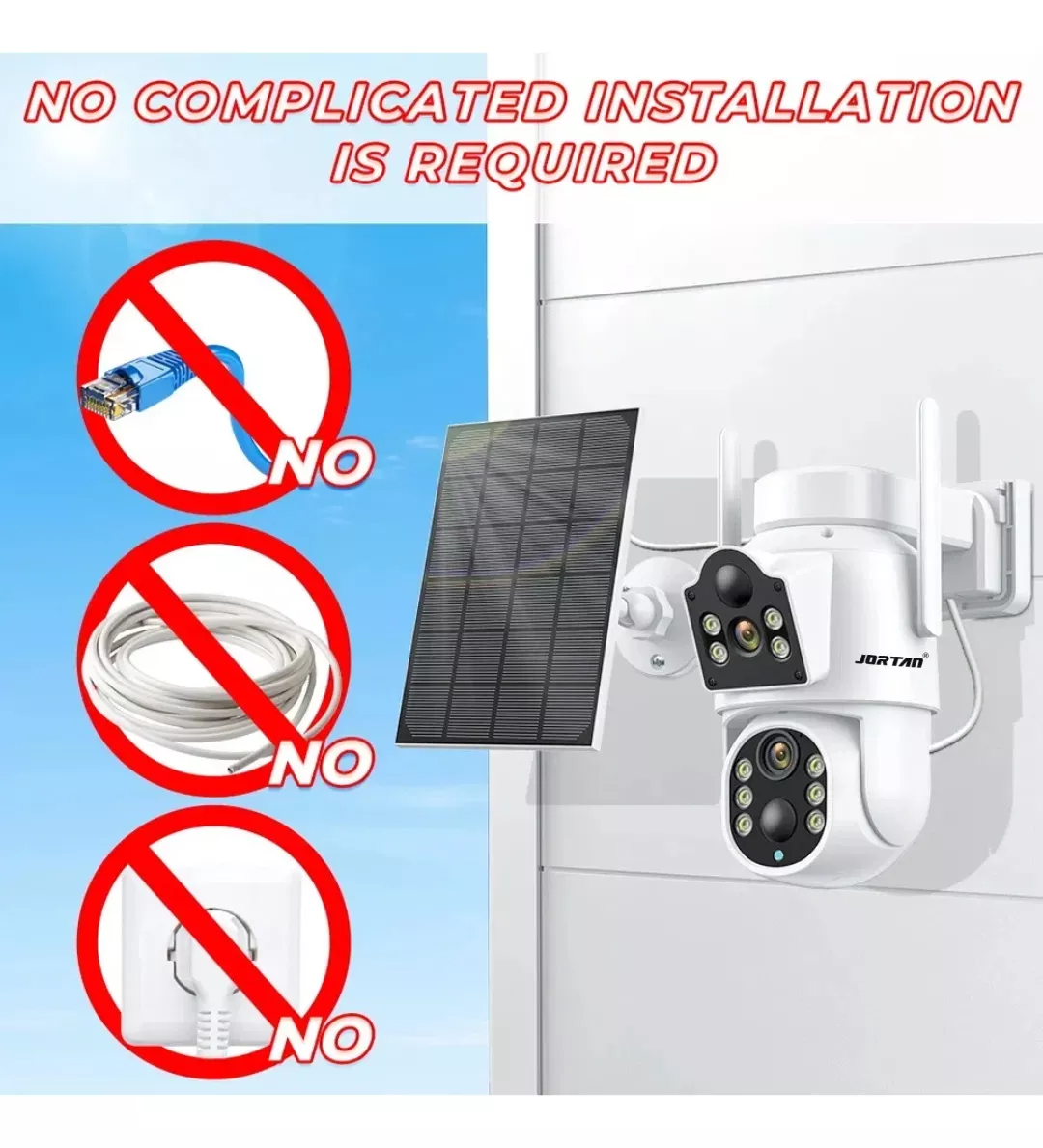 JT-8699T solar panel camera