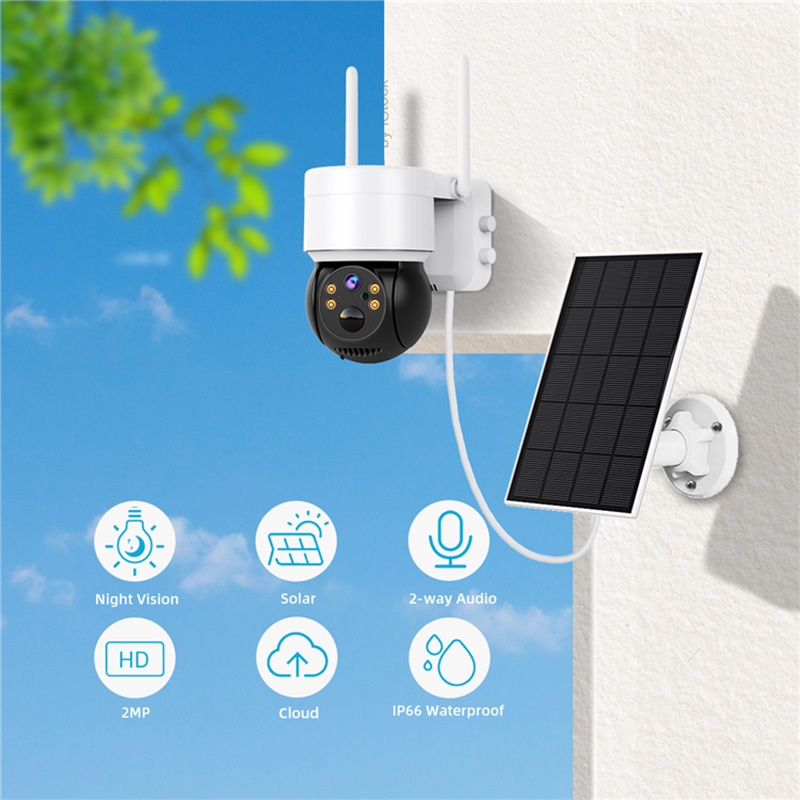 JT-8258T solar CCTV camera