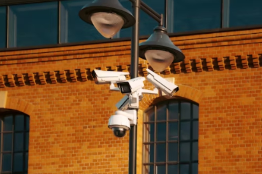 security cameras on streetlights