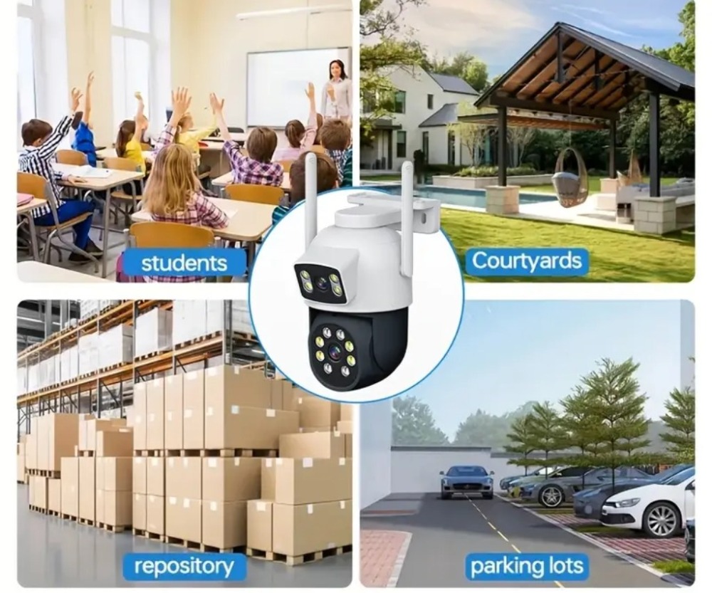 Application Scenarios for Dual-Lens Security Cameras