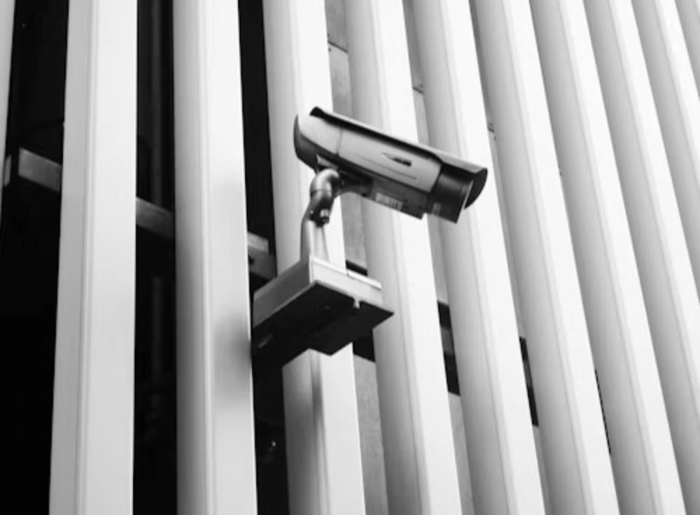 security cameras fixed on buildings