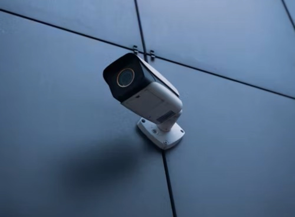 wall-mounted camera