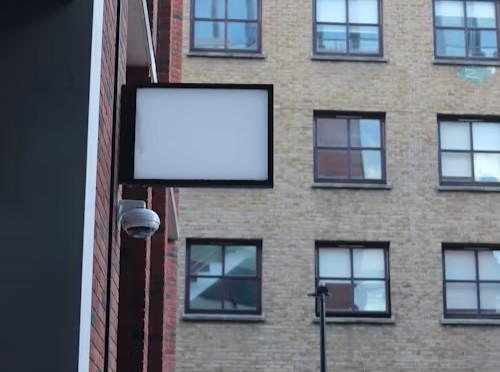 a commercial surveillance camera