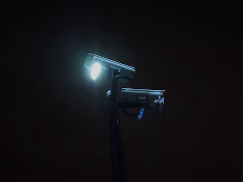 cameras with lights on in the dark