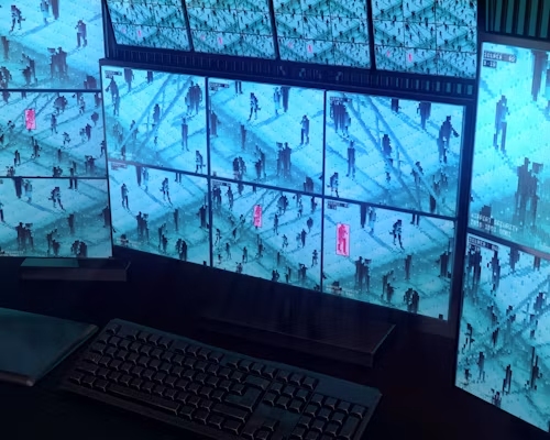 surveillance camera footage