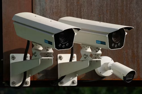 three types of surveillance cameras
