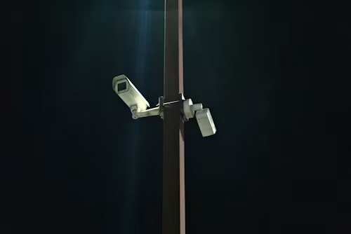 two cameras pointing in opposite directions