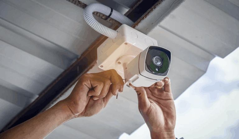 Outdoor CCTV Camera Privacy Balancing Security and Ethics