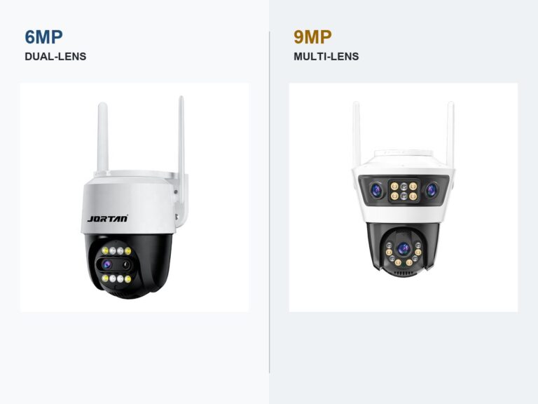 Multi-Lens AI PTZ Cameras 6MP vs 9MP for Outdoor Projects